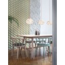 SLAMP Veli Mini Single Taklampe Couture/ Rød Wire