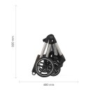 Barnevogn 2-in-1 Cybex Eos Lux B Moon Black