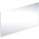Geberit Option Plus Square speil med lys, dimbar, duggfri, 120x70 cm, aluminium