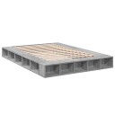  Sengeramme grå sonoma 140x200 cm konstruert tre 8721102621338