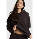 Caspara Pollux Hoodie Dame Espresso M