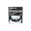 Klotz Ti-Pr Titanium Supreme Guitar Cable Str-Angl 4,5m
