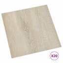  Selvheftende Gulvplanker 30,5 x 30,5 cm 20 pcs PVC