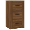 vidaXL Skjenk brun eik 40x33x70 cm konstruert tre