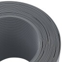 Hageskjermer 10 stk grå 252,5x19 cm PVC