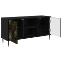 vidaXL TV skap ELBURG 102 x 33 x 51 cm Svart eik Konstruert tre