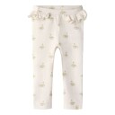 Lil'Atelier Pastel Parchment Swan Nbfgavo Efi Slim Legging Lil Noos 74