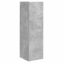  TV Veggskap Veggmontert Betong 30 x 31 x 100 cm Konstruert tre