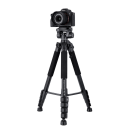 Rollei Stativ Compact Traveler Star S4 / Belastning 5 Kg / Uttrukket 160 Cm / Svart
