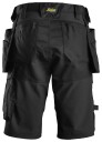 Snickers Workwear 6147 AllroundWork Shorts stretch, dame, Svart/Svart, Klær