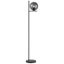 Trio Pure gulvlampe 28W rÃ¸kt glass