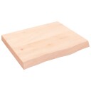 Benkeplate til bad 60x50x6 cm ubehandlet heltre