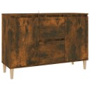 vidaXL Skjenk røkt eik 103,5x35x70 cm konstruert tre