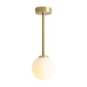 Aldex Pinne taklampe messing 42 cm