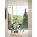 Fritz Hansen KAISER Taklampe 6631 Pendel Matt Sort/ Messing