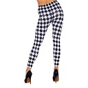 Widmann Rutete Leggings Svart Hvit Large X-Large 09439