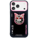 Nimmy MagSafe Mobildeksel Cool Cat for iPhone 17 Svart/Rosa