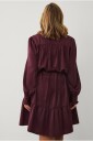 Ellos Plus collection   Kjole med volanger   Rød