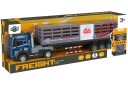 KLX Die cast lastebil med dyretilhenger lys og lyd 534677