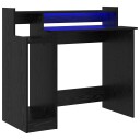  Skrivebord Svart eik 97 x 45 x 90 cm Konstruert tre