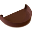Plastmo endebunn, 12" brun