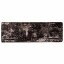  Teppe Runner MARSA Svart 80 x 250 cm Polyester og PVC