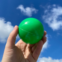 KiDKii Ballbasseng baller Ø7 cm Klar grønn 100 stk
