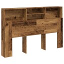  Hodegavl med hylle gammelt tre 160x19x103,5 cm konstruert tre 8721158442093
