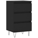 vidaXL Skjenk svart 40x35x70 cm konstruert tre