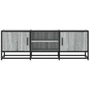  TV-benk grå sonoma 120x35x41 cm konstruert tre og metall 8721102839016