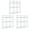  Hageespalier for klatreplanter 3 stk U-ramme stål