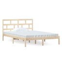 vidaXL Sengeramme heltre furu 140x200 cm