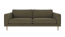 Rowico Home Braden 3 seters sofa Grønn Brenda 77 Hvitpigmentert eikben