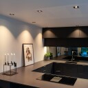 Norlux Tigrus 360° Square 500lm D2W 3000-1800K 36° 8W Hvit IP44 Dimbar Innfelt Downlight