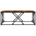 Salongbord røkt eik 100x100x40 cm konstruert tre 8721012125278