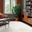 Wilton teppe   Santi beige/hvit Størrelse: 200 x 280 cm