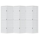  Romdeler 6 paneler hvit heltre keisertre 8721012074897
