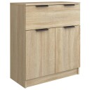 vidaXL Skjenk sonoma eik 60x30x70 cm konstruert tre