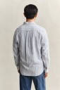 GANT Reg Cotton Linen Stripe Shirt Blue S