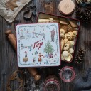 Norgesglasset Kakeboks Firkantet Metall 27x27