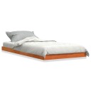  Sengeramme brun 100x200 cm heltre furu 8721102640339