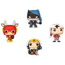 Northix DC Comics Pocket POP-pakke: 4 feriefigurer