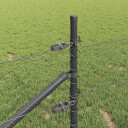  Gjerde med innlegg. Grå 0.8 x 100 m PVC belagt stål
