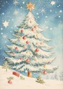 Christmas Tree I Plakat Plakat / 40x50cm