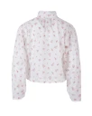 Salto Elly Festdrakt Bluse Jente Rosa Blomstrete (140 / 10 år)
