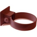 Plastmo plastrørholder 2 pakning Ø75 mm brun brown