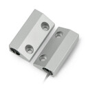 Magnetisk dørkontakt sensor reed bryter + skruer metall