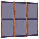  Romdeler 3 paneler mørkeblå 210x180 cm 8721012464261