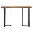 vidaXL Spisebord 120 cm grovt heltre mangotre