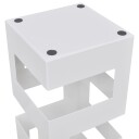 Be Basic Hvit kvadratisk Paraplyholder Stokk i stål 48,5 cm  